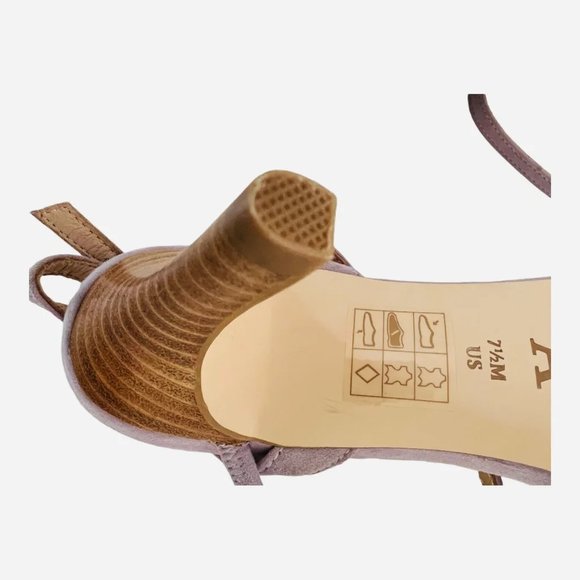 NWOB Anthropologie Lucille Slingback Heels in Lavender Suede, size 7.5M - Picture 10 of 10